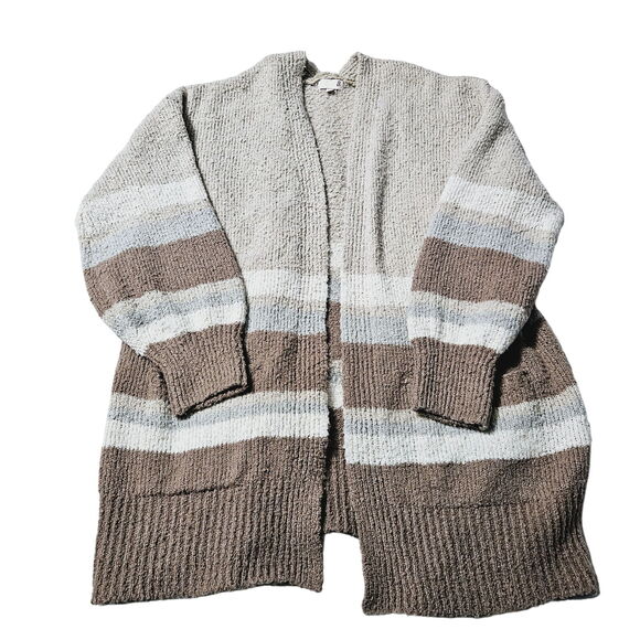 So Womens Sweater Multicolor Size Large 100% Polyester Open Pockets Long Sleeve - Picture 1 of 12